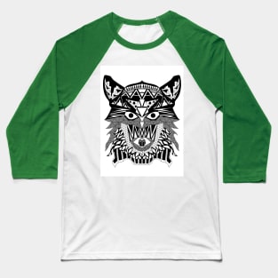 the lone wolf pattern ecopop in reggae indie bandana Baseball T-Shirt